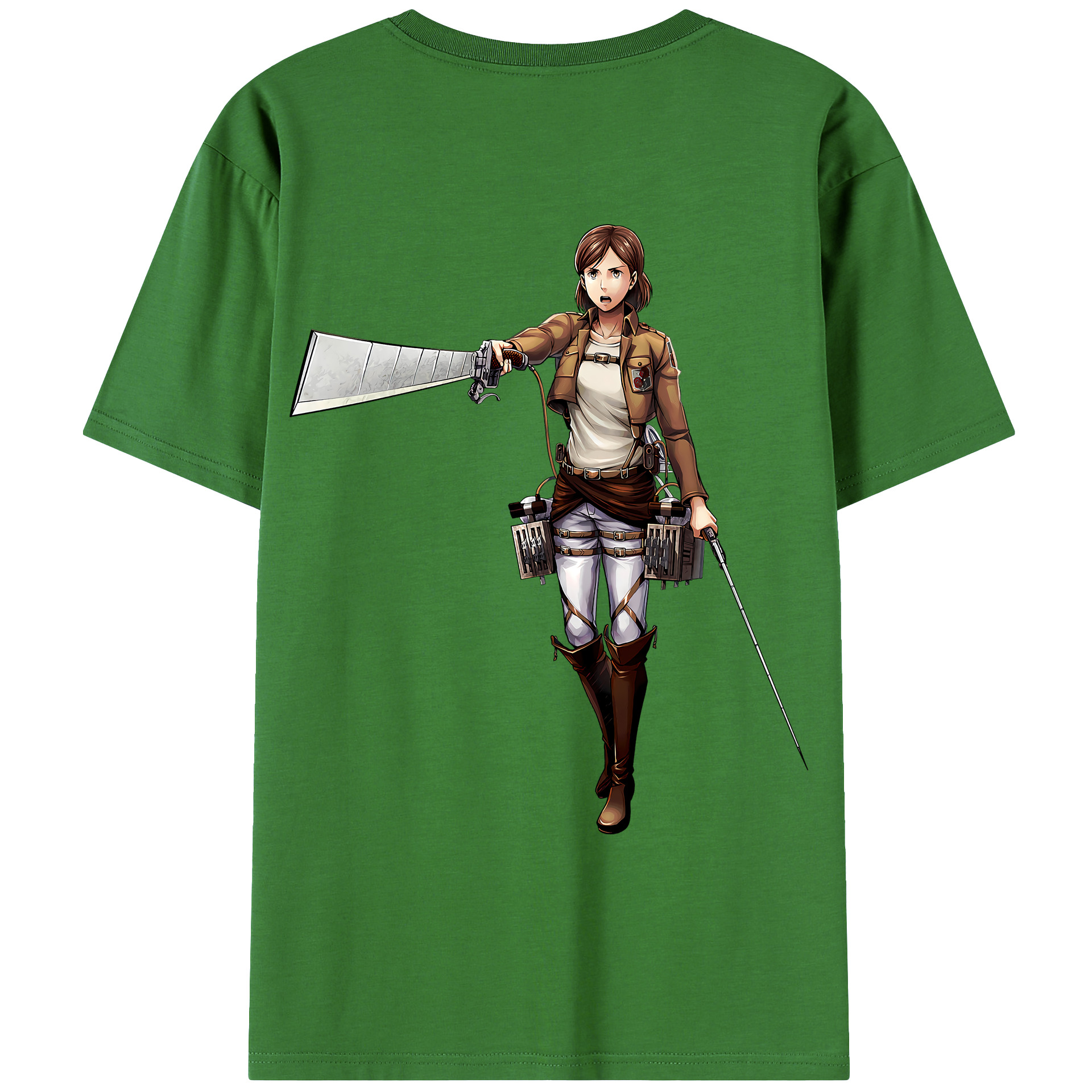 （画像用） 進撃の巨人 Attack on Titan レディース半袖Tシャツ(バックプリント)